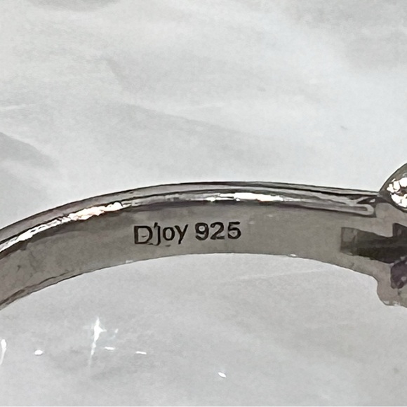 Teal Fluorite African Amethyst Sterling Silver Ring Sz 7 - Picture 11 of 11